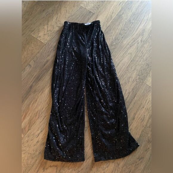 Black Wide Leg Dress Sequin Pants
Shop Talulah - Picture 2 of 5